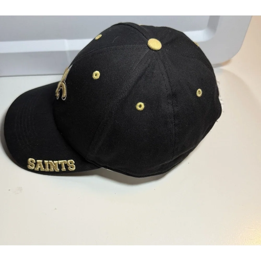 UTS New Orleans Saints Adjustable Baseball Cap Black Gold Mens OSFA NFL Hat